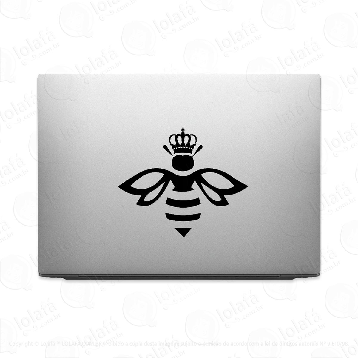 Adesivo Para Notebook Abelha Rainha Mod:1978