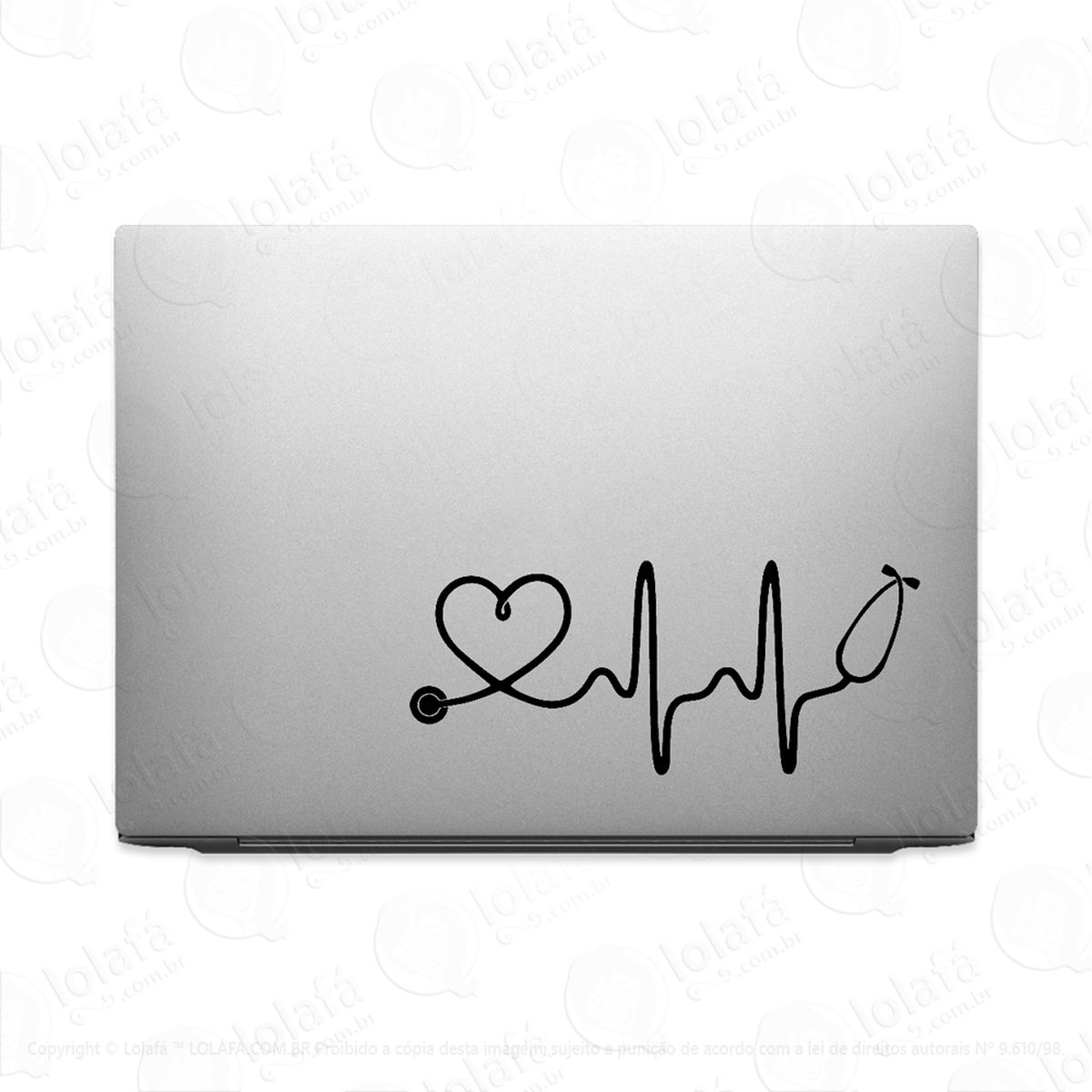 adesivo tablet notebook pc médico profissional medicina adesivos para notebook mod:1998