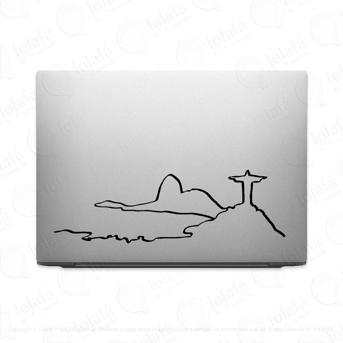 adesivo tablet notebook pc cristo redentor e pão de açúcar adesivos para notebook mod:2089