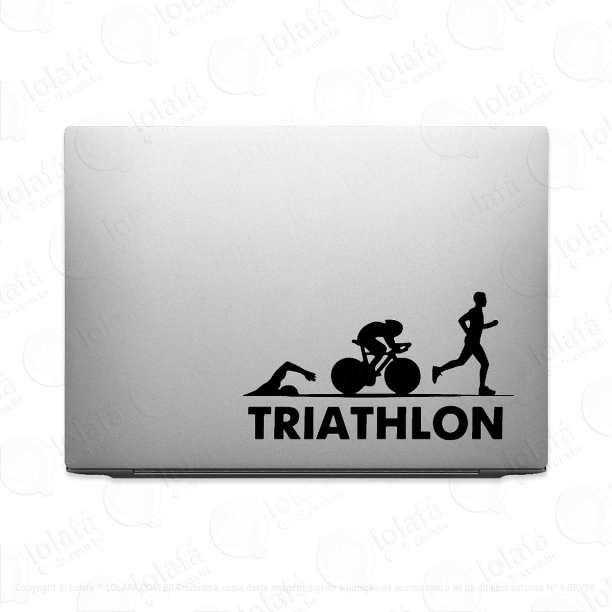 Adesivo Tablet Notebook Pc Triatlo Esporte Triathlon Mod:2123
