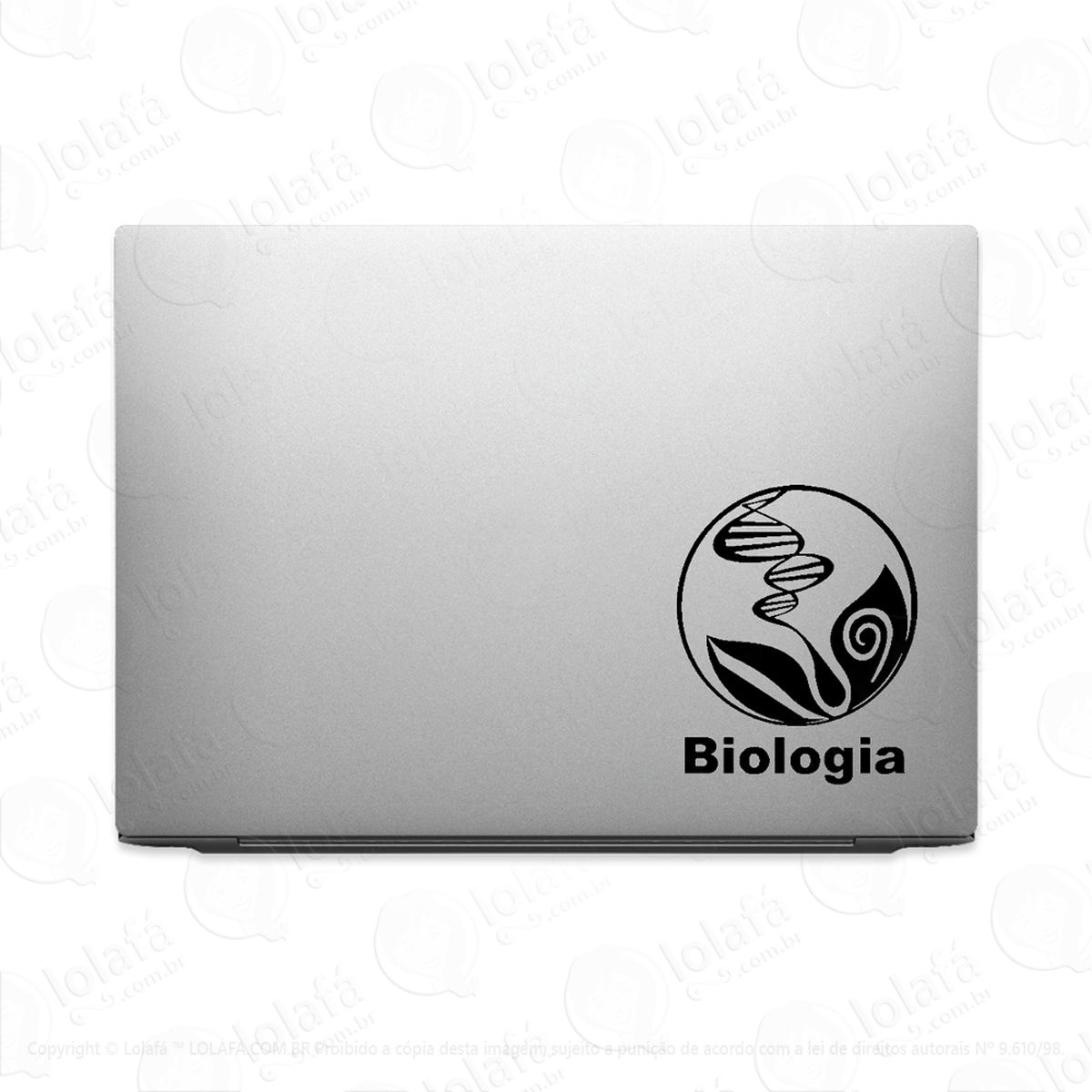 Adesivo Tablet Notebook Pc Biologia Curso Faculdade Mod:2163
