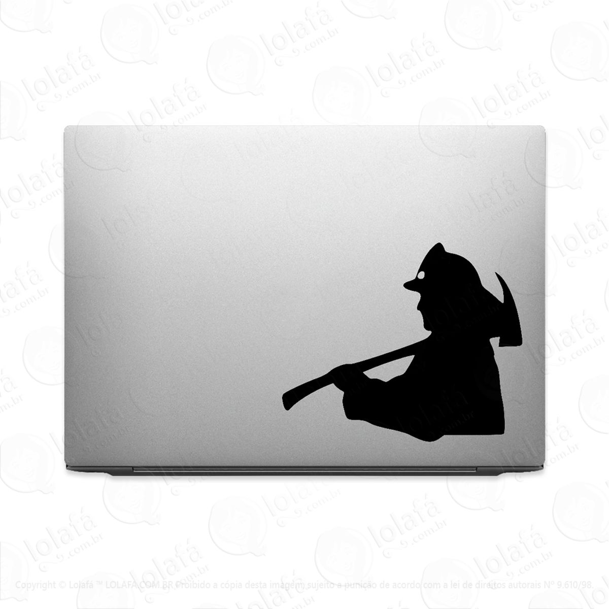Adesivo Tablet Notebook Pc Profissão De Bombeiro Mod:2206