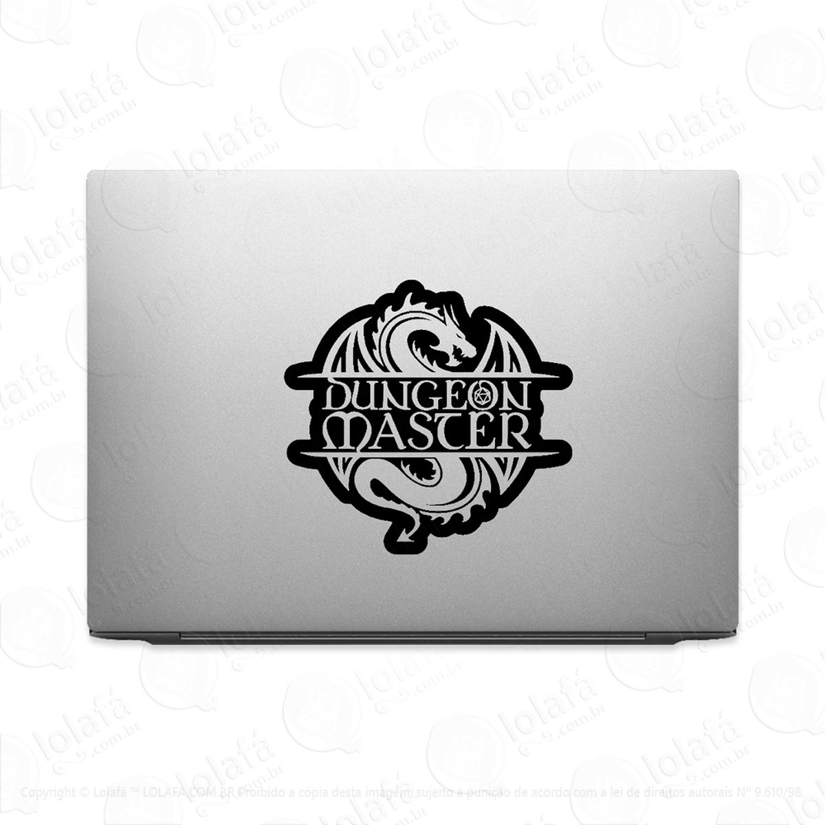 Adesivo Para Notebook Dungeon Master Rpg Mod:2246