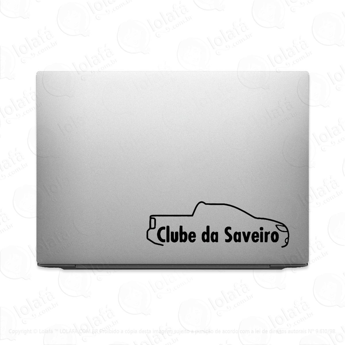 Adesivo Para Notebook Clube Carro Saveiro Mod:2275