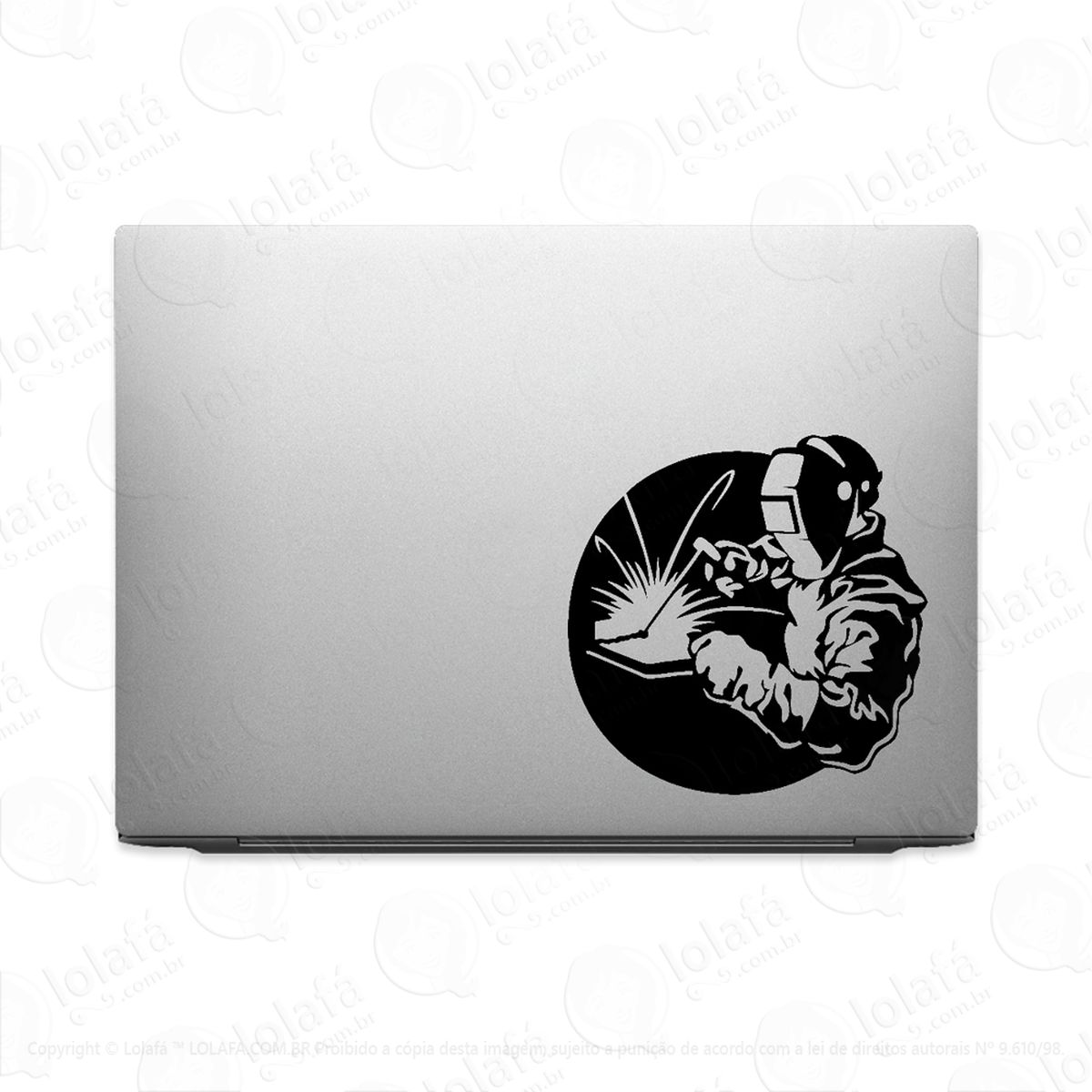 Adesivo Para Notebook Profissão Soldador Mod:2324
