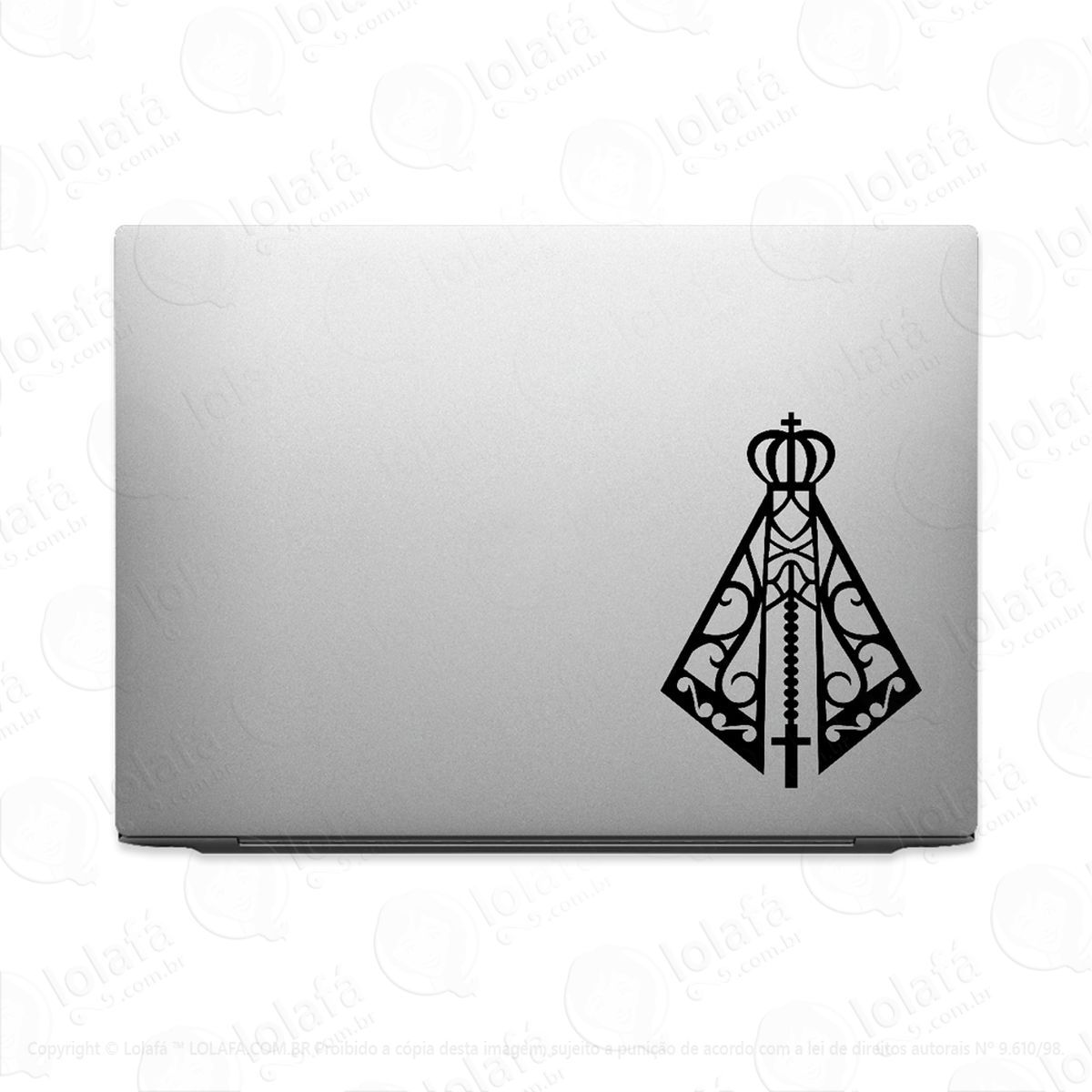 adesivo tablet notebook pc virgem maria nossa senhora adesivos para notebook mod:2329