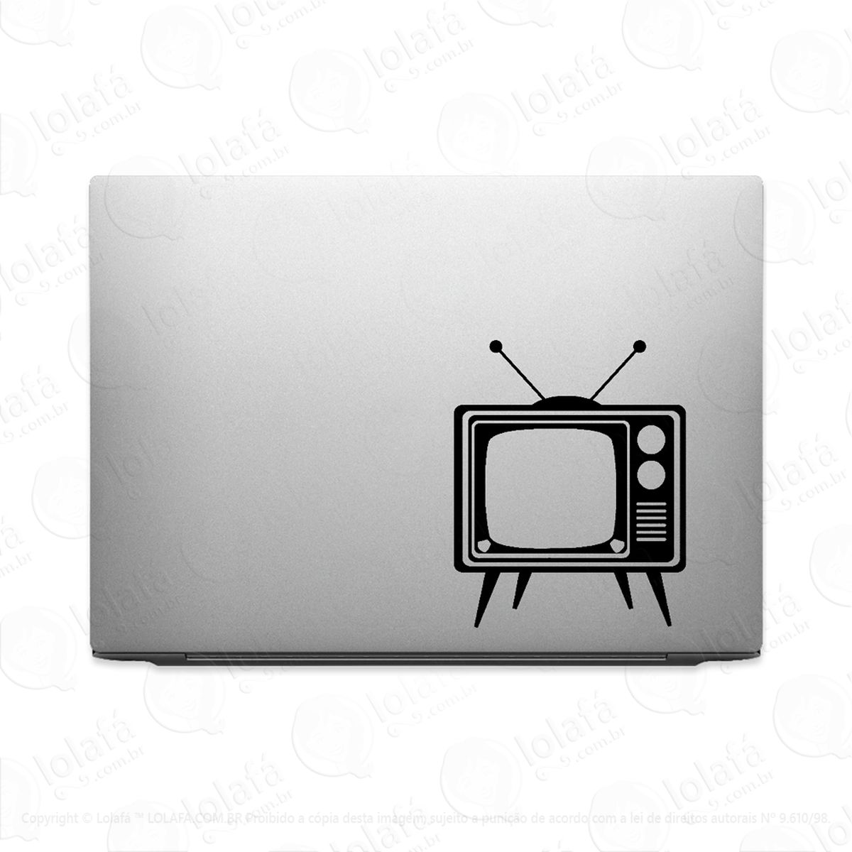 Adesivo Para Notebook Televisão De Tubo Retro Mod:2334