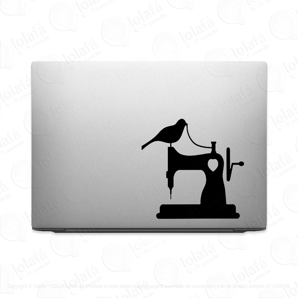 Adesivo Para Notebook Máquina De Costura Costureira Mod:2354