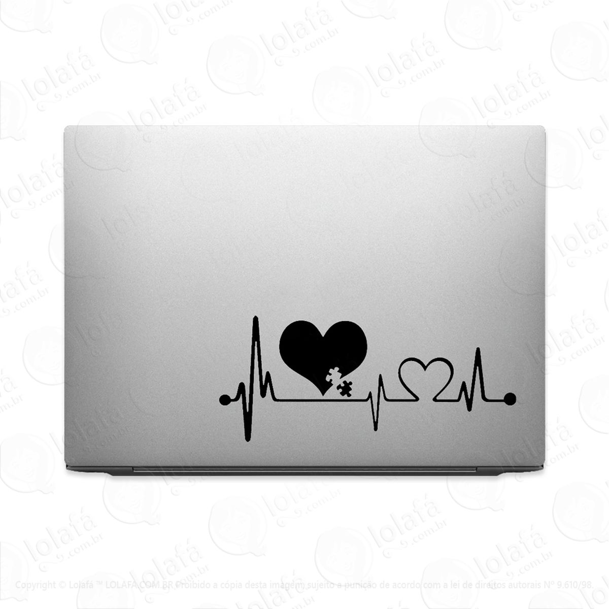 Adesivo Para Notebook Amor Especial Autista Autismo Mod:2365