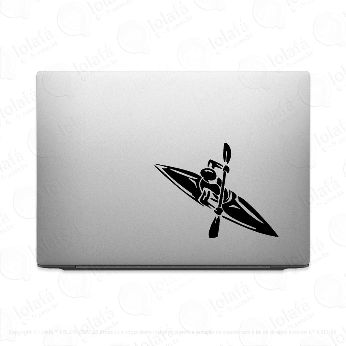Adesivo Tablet Notebook Pc Caiaque Esportivo Remo Mod:2370