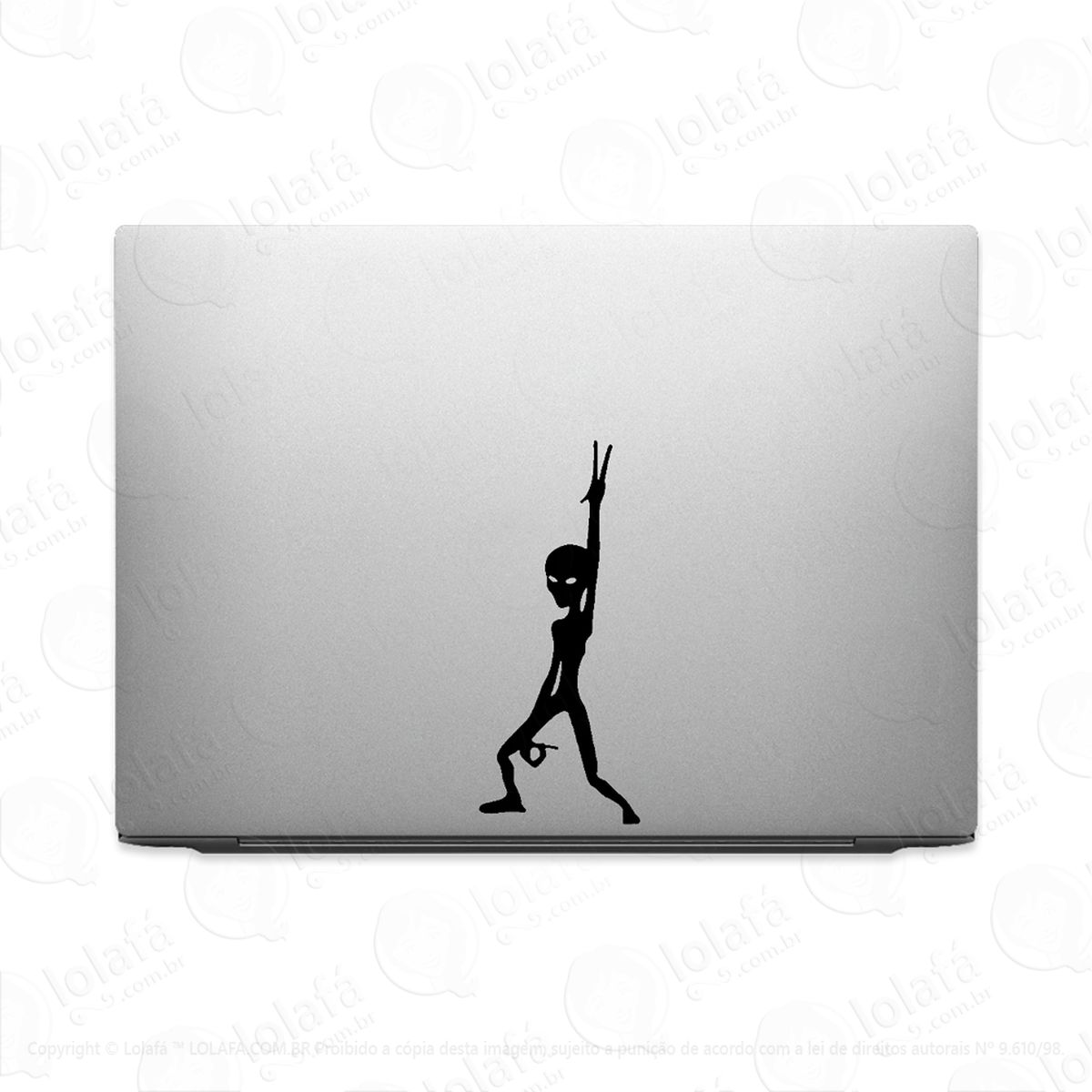 adesivo tablet notebook pc et extra terrestre ovni sinal adesivos para notebook mod:2406