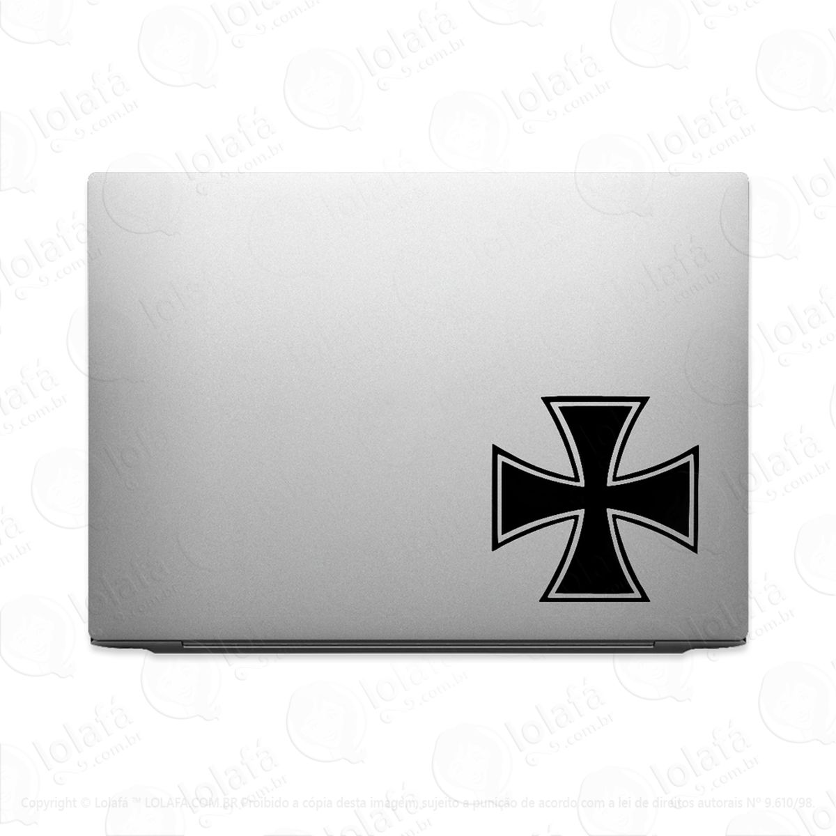 Adesivo Para Notebook Cruz De Ferro Mod:2415