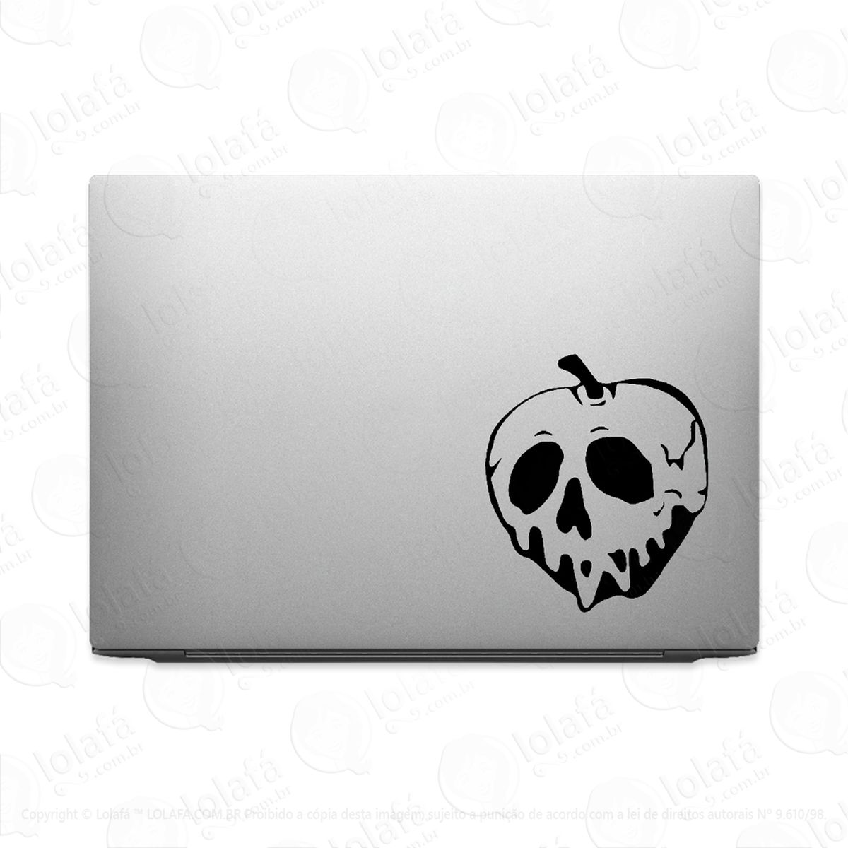 Adesivo Para Notebook Maça Envenenada Mod:2490