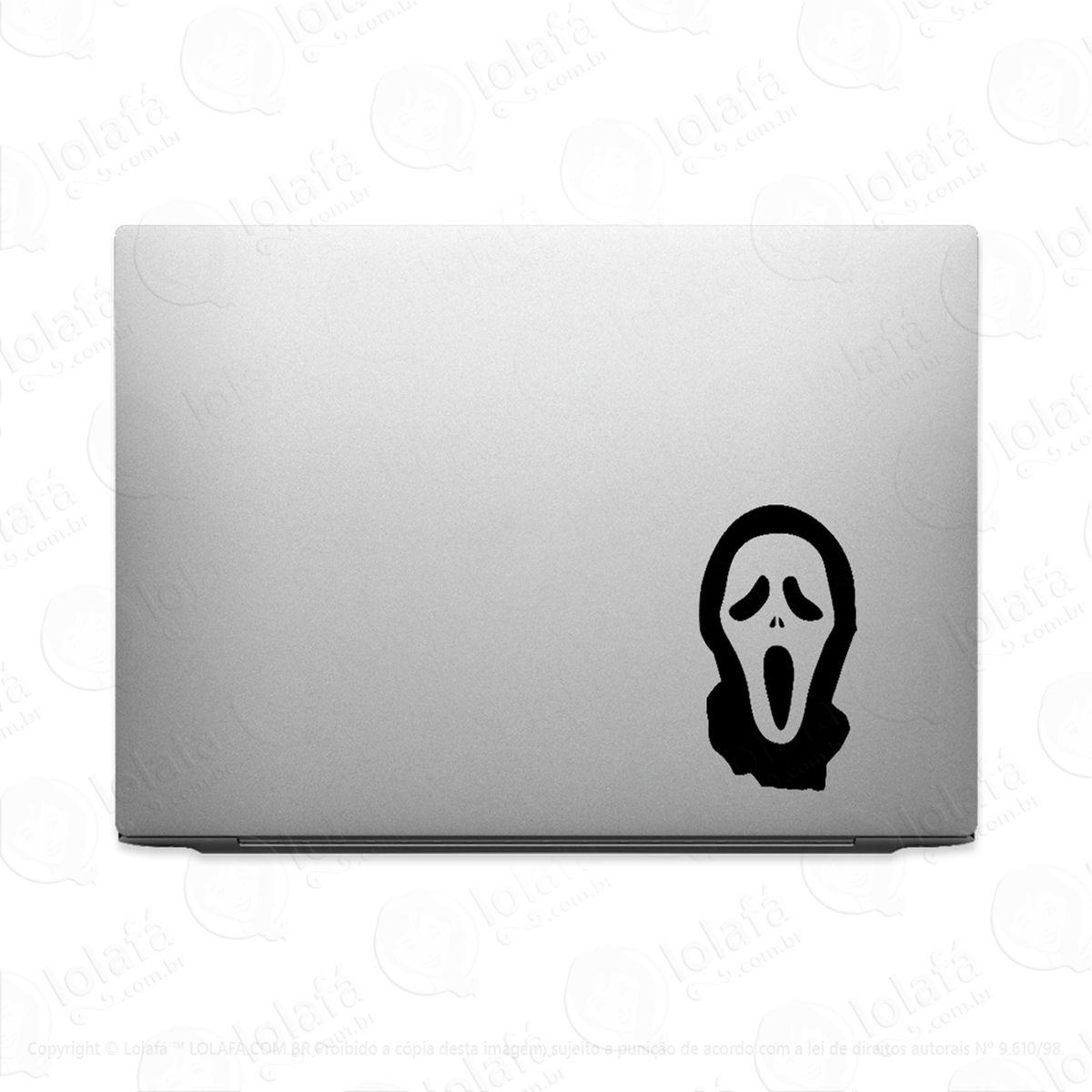 adesivo para notebook pânico terror filme horror macbook mod:2520