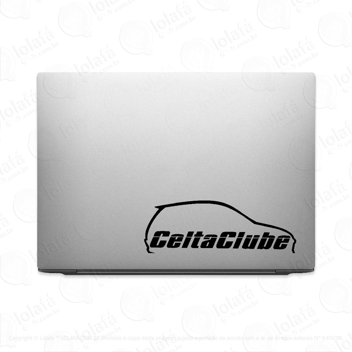 Adesivo Para Notebook Celta Clube Chevrolet Mod:2565