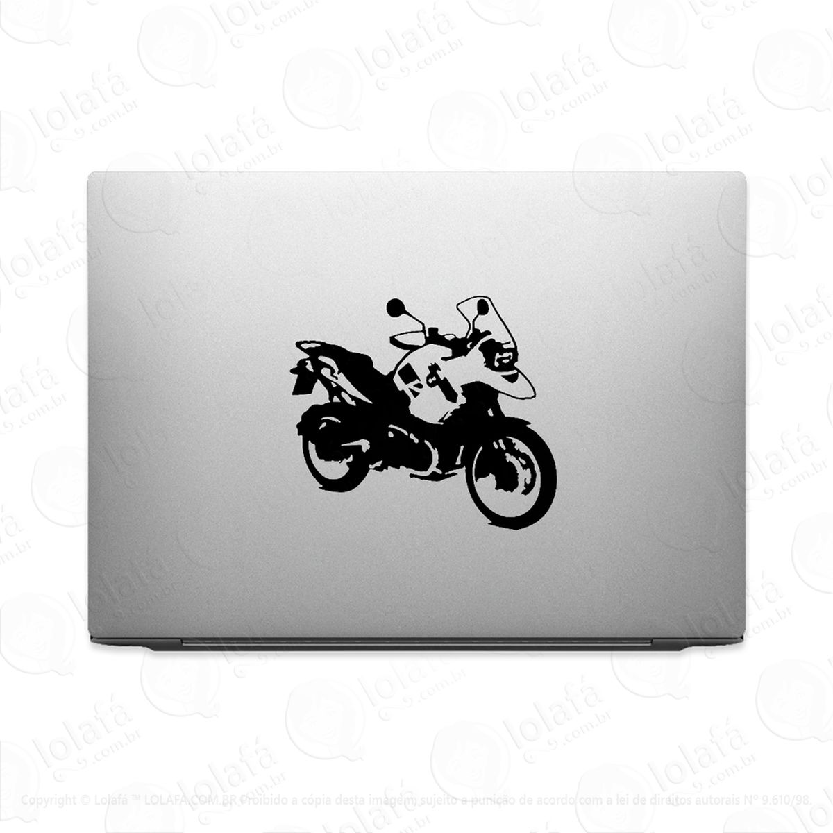 Adesivo Para Notebook Moto Bigtrail Mod:2571
