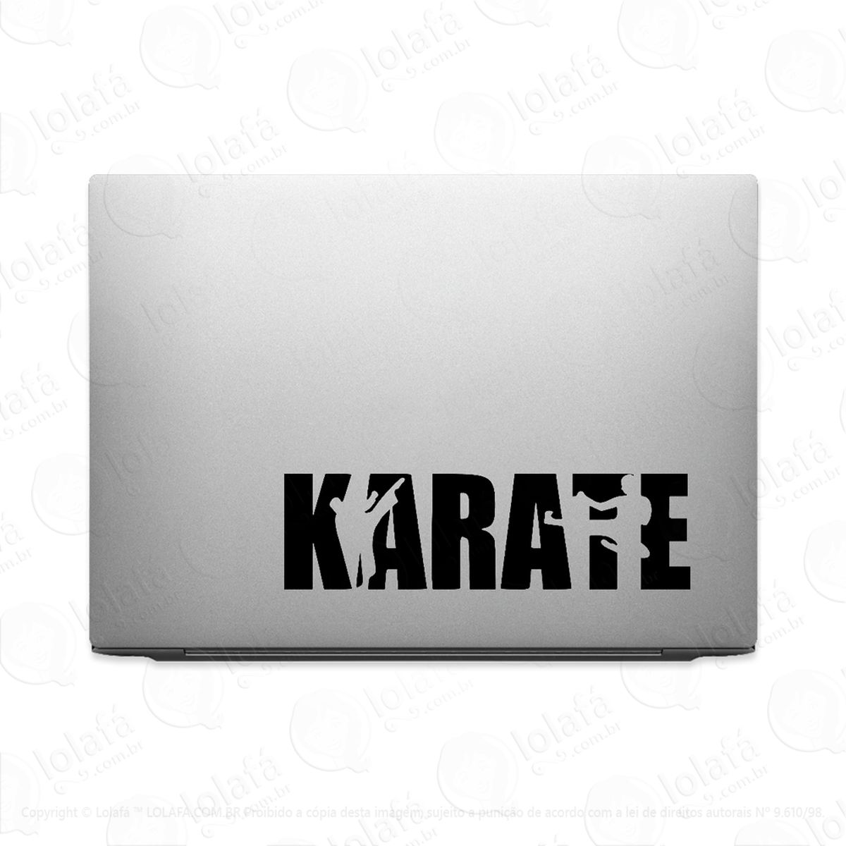 Adesivo Para Notebook Karate Shotokan Arte Marcial Mod:2575