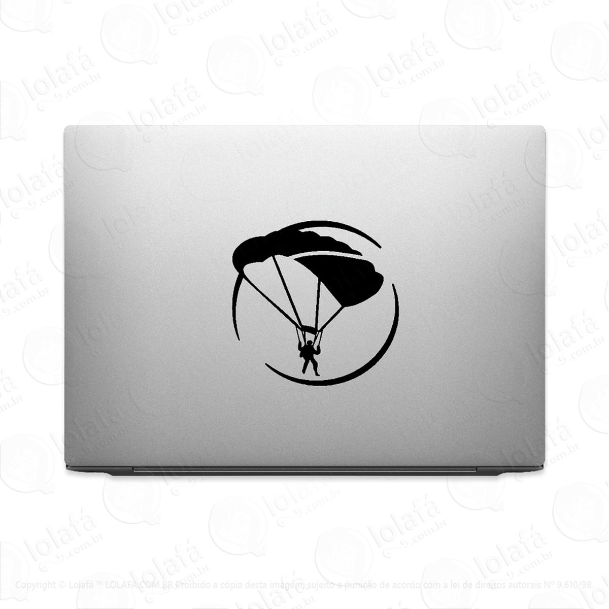 Adesivo De Notebook Skydive Paraquedismo Salto Paraquedas Mod:2578