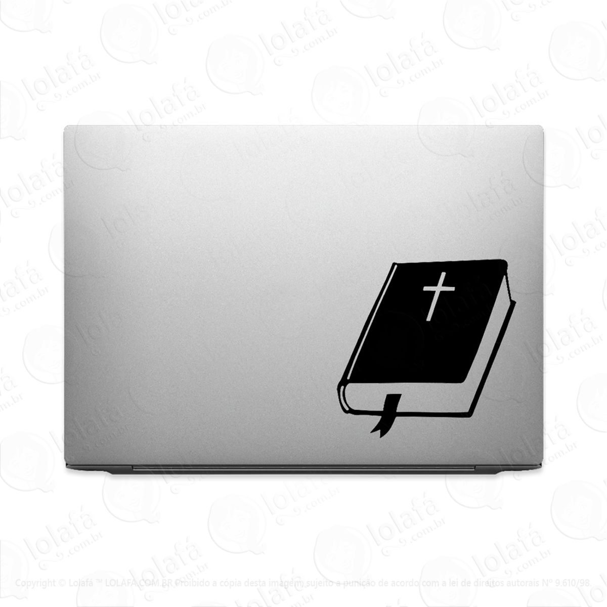 Adesivo Para Notebook Livro Bíblia Sagrada Deus Mod:2596