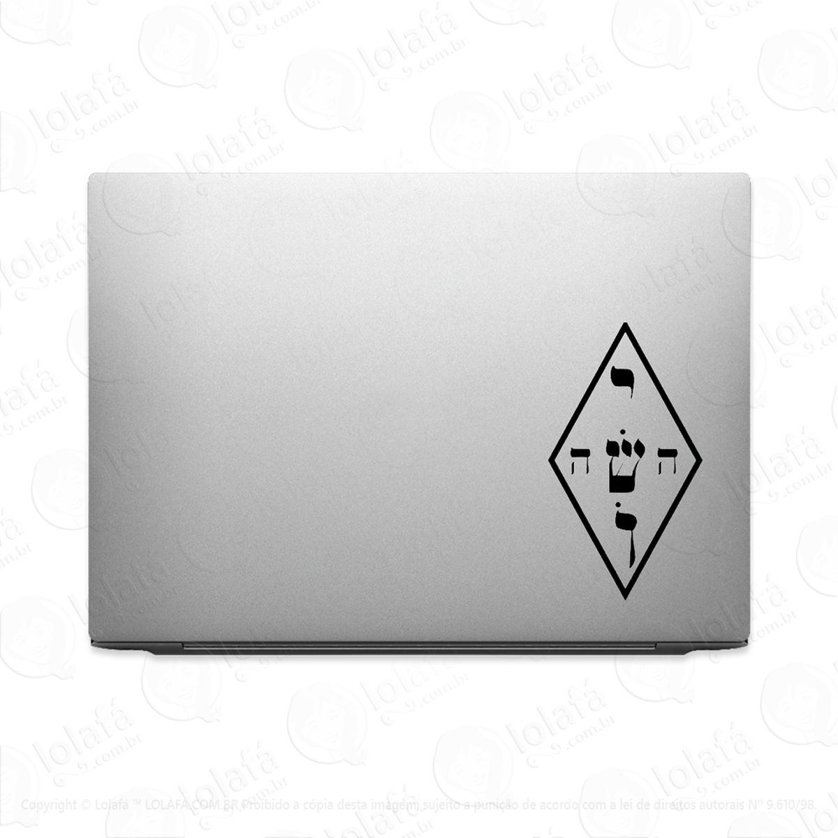Adesivo Para Notebook Radiônico Místico Jesus Yoshua Mod:2616