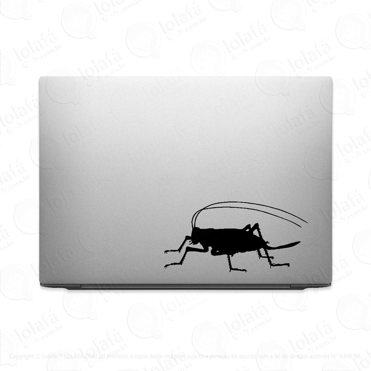 Adesivo Para Notebook Grilo Inseto Gafanhoto Mod:2622