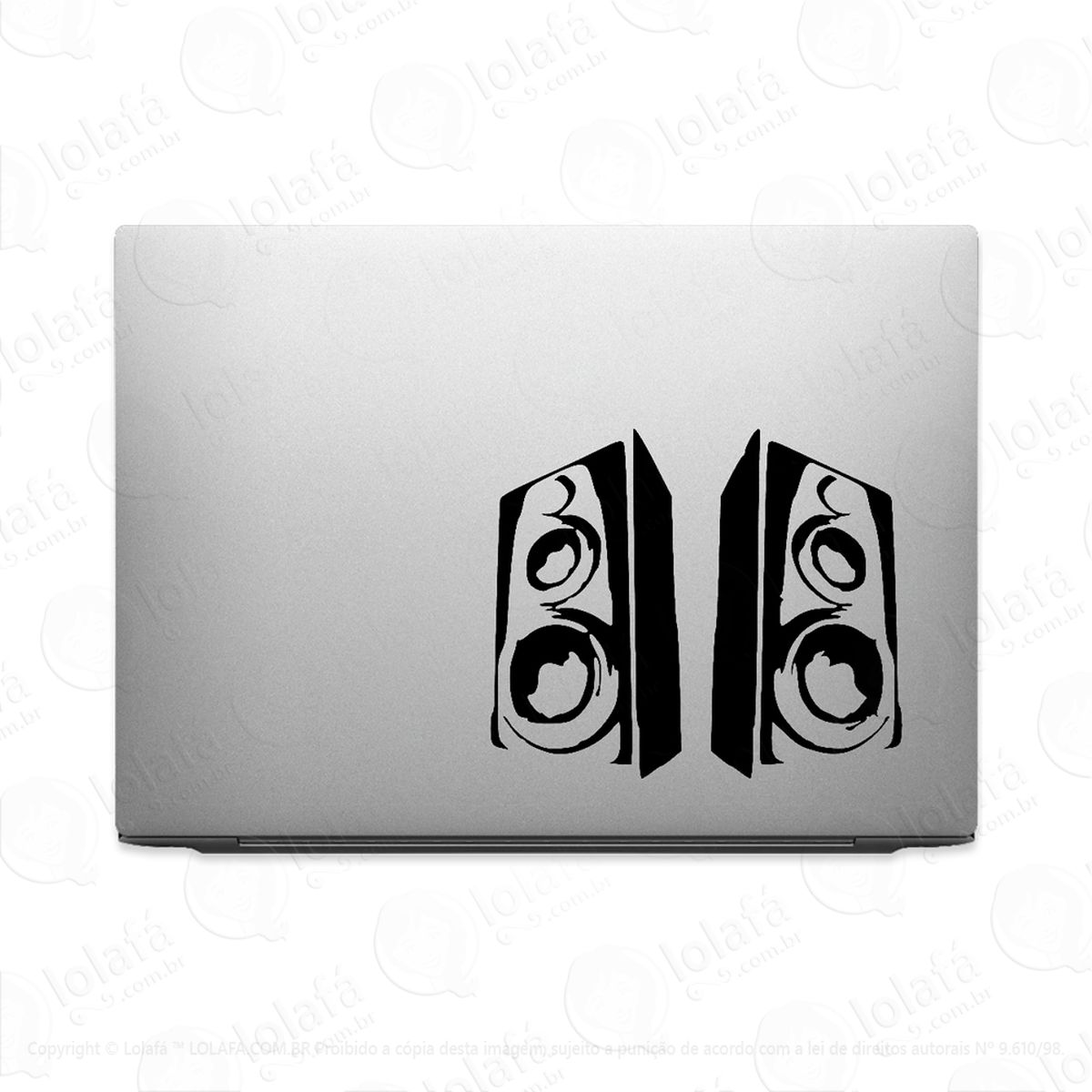Adesivo Para Notebook Alto Falantes Mod:2648
