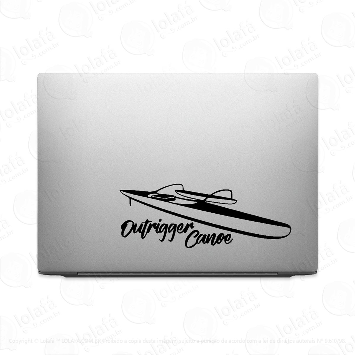 Adesivo Para Notebook Canoa Oc1 Outrigger Mod:2652