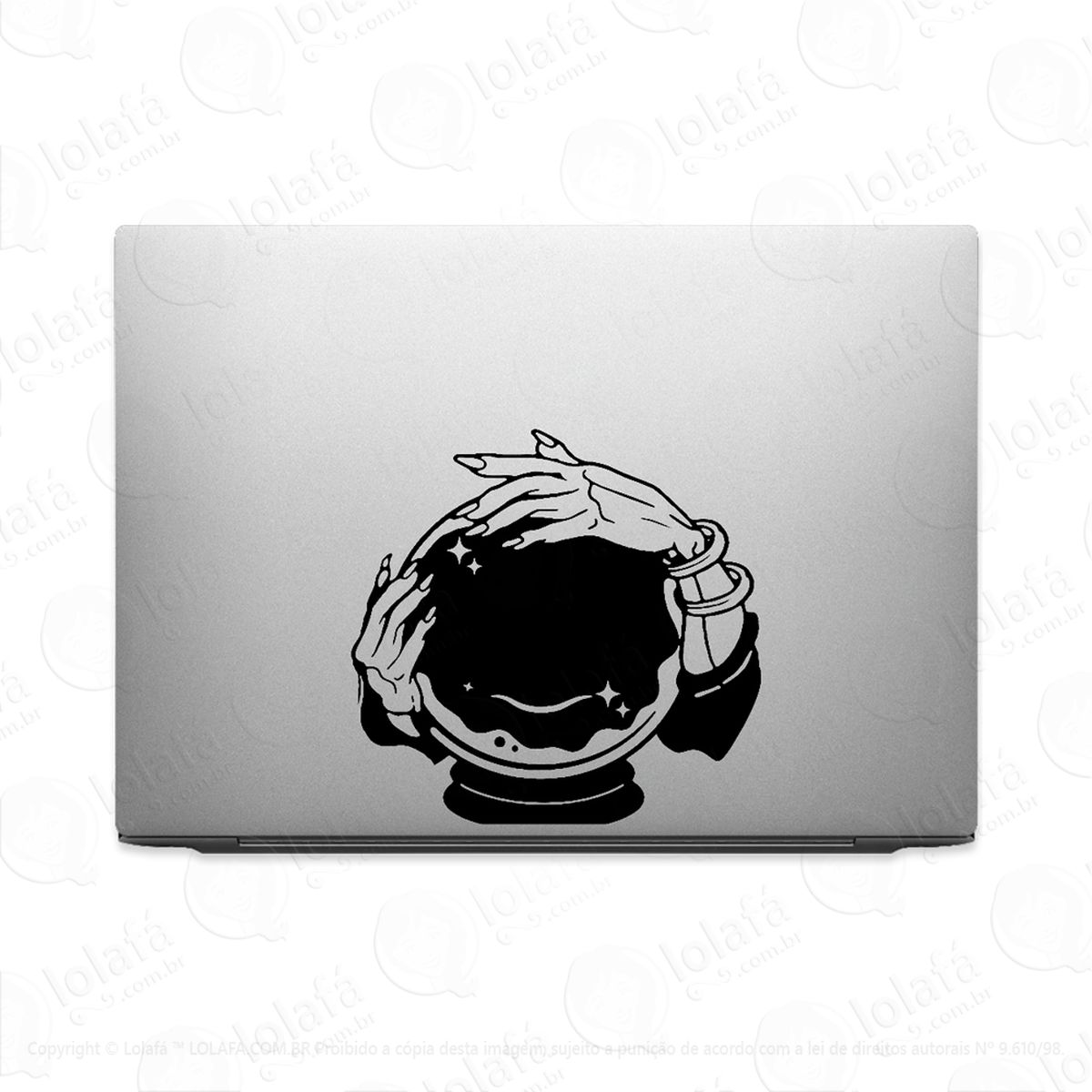 Adesivo De Notebook Bola De Cristal Vidente Mod:2758