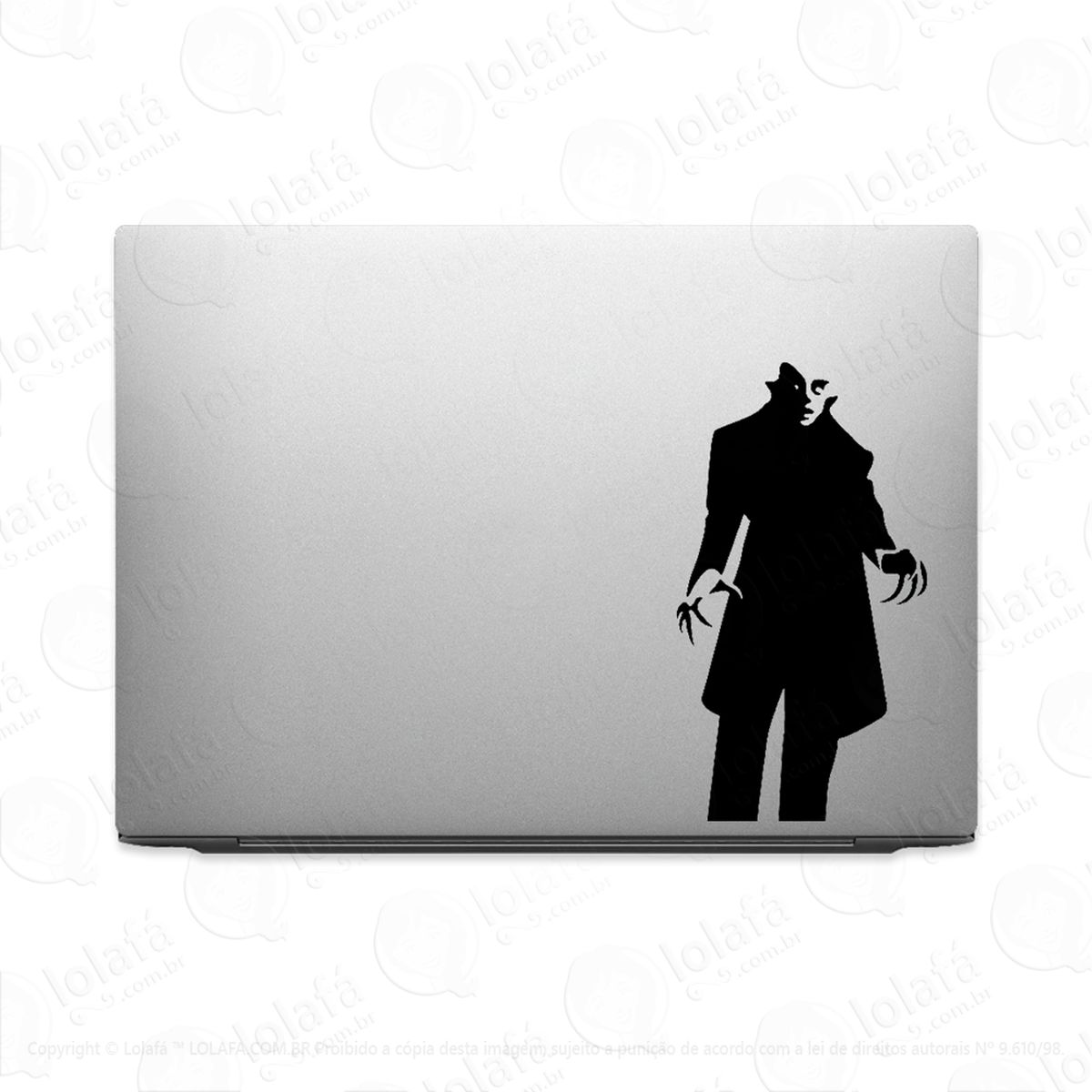 Adesivo Para Notebook Vampiro Nosferatu Monstro Mod:2781