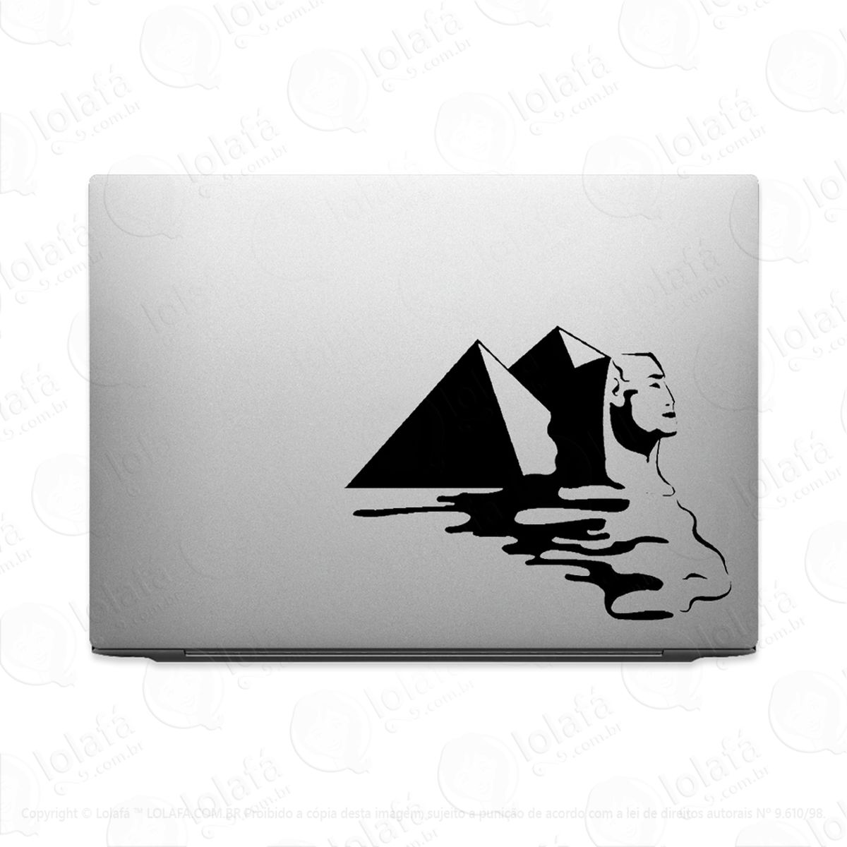 Adesivo Para Notebook Pirâmides Egito Esfinge Mod:2785
