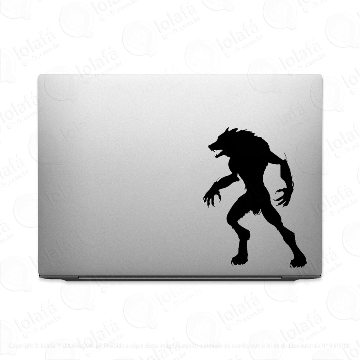Adesivo Para Notebook Monstro Lobisomem Mod:2787