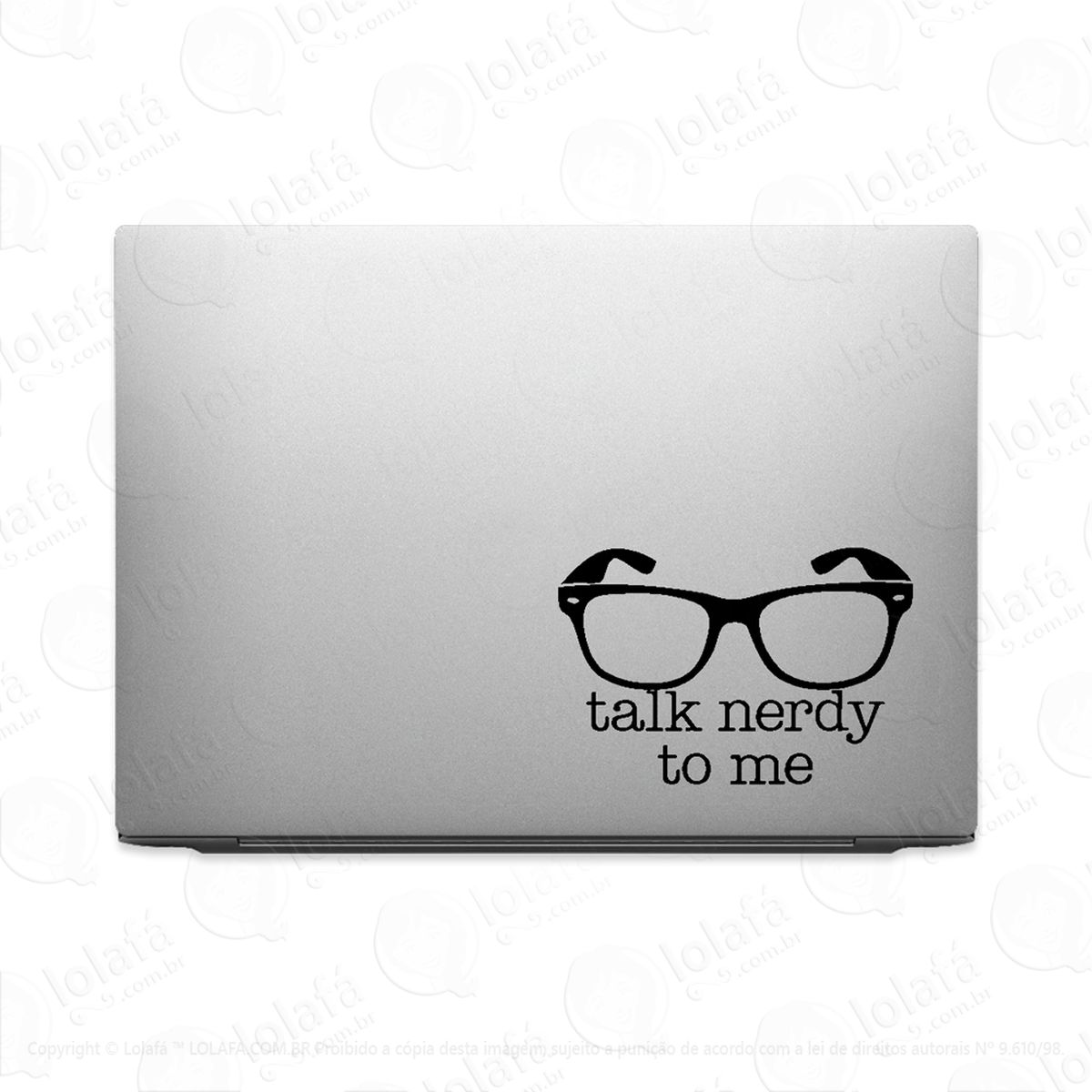 Adesivo Para Notebook Programação Ti Talk Nerd To Me Mod:2798
