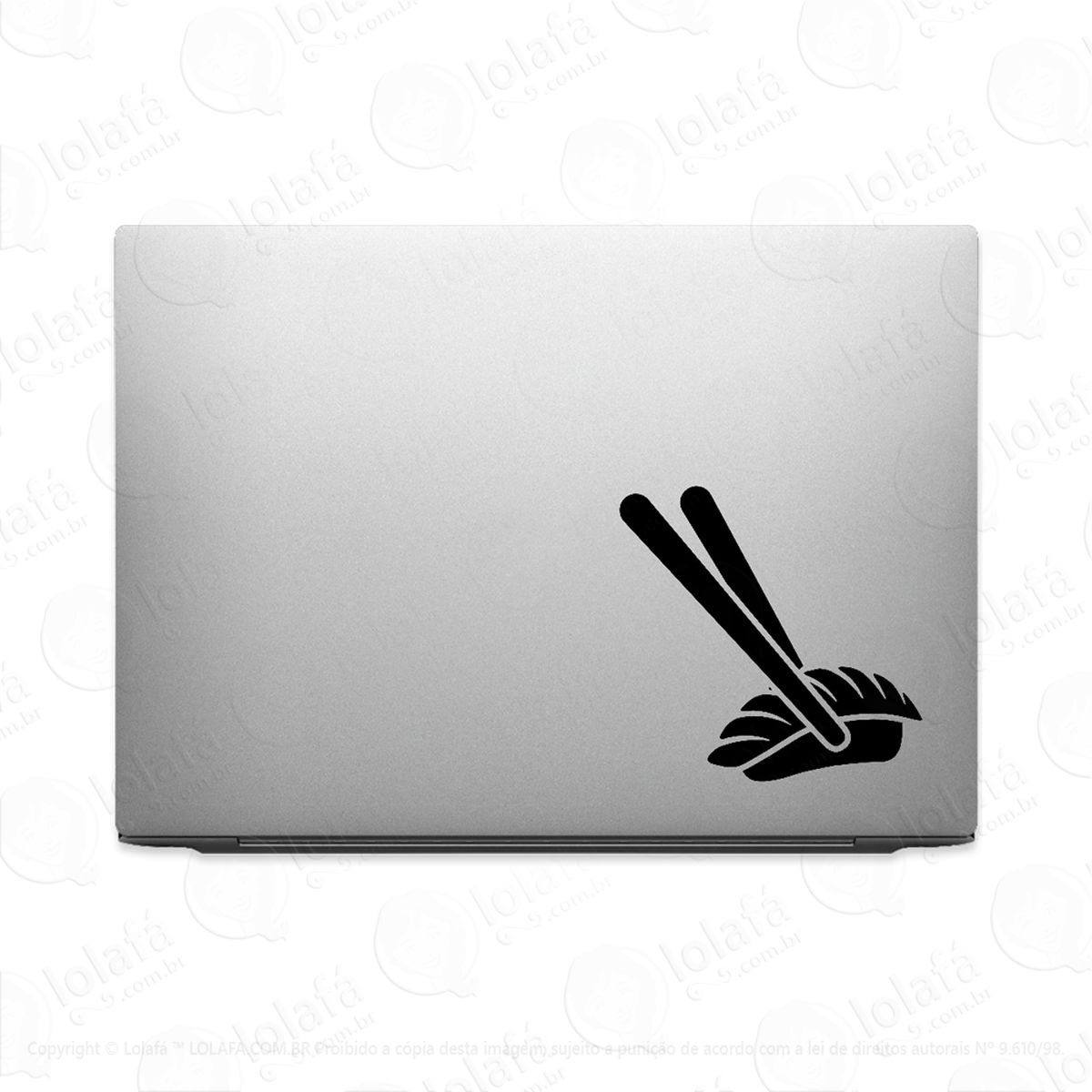 Adesivo Para Notebook Niguiri Sushi Comida Japonesa Mod:2800