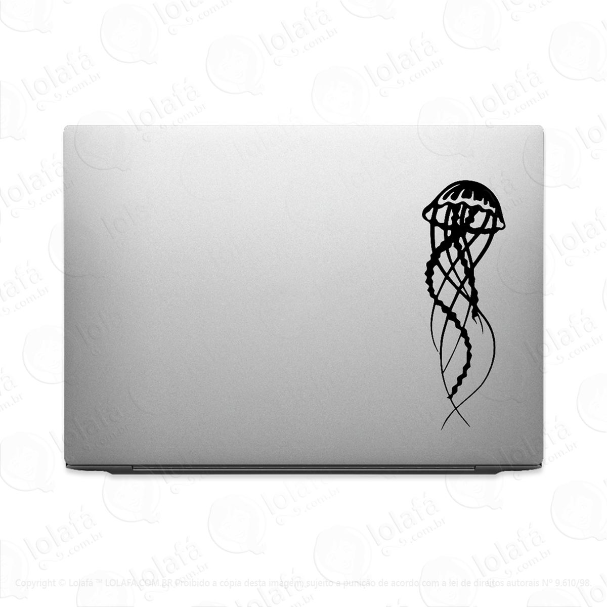 Adesivo Para Notebook Medusa Água Viva Mod:2819