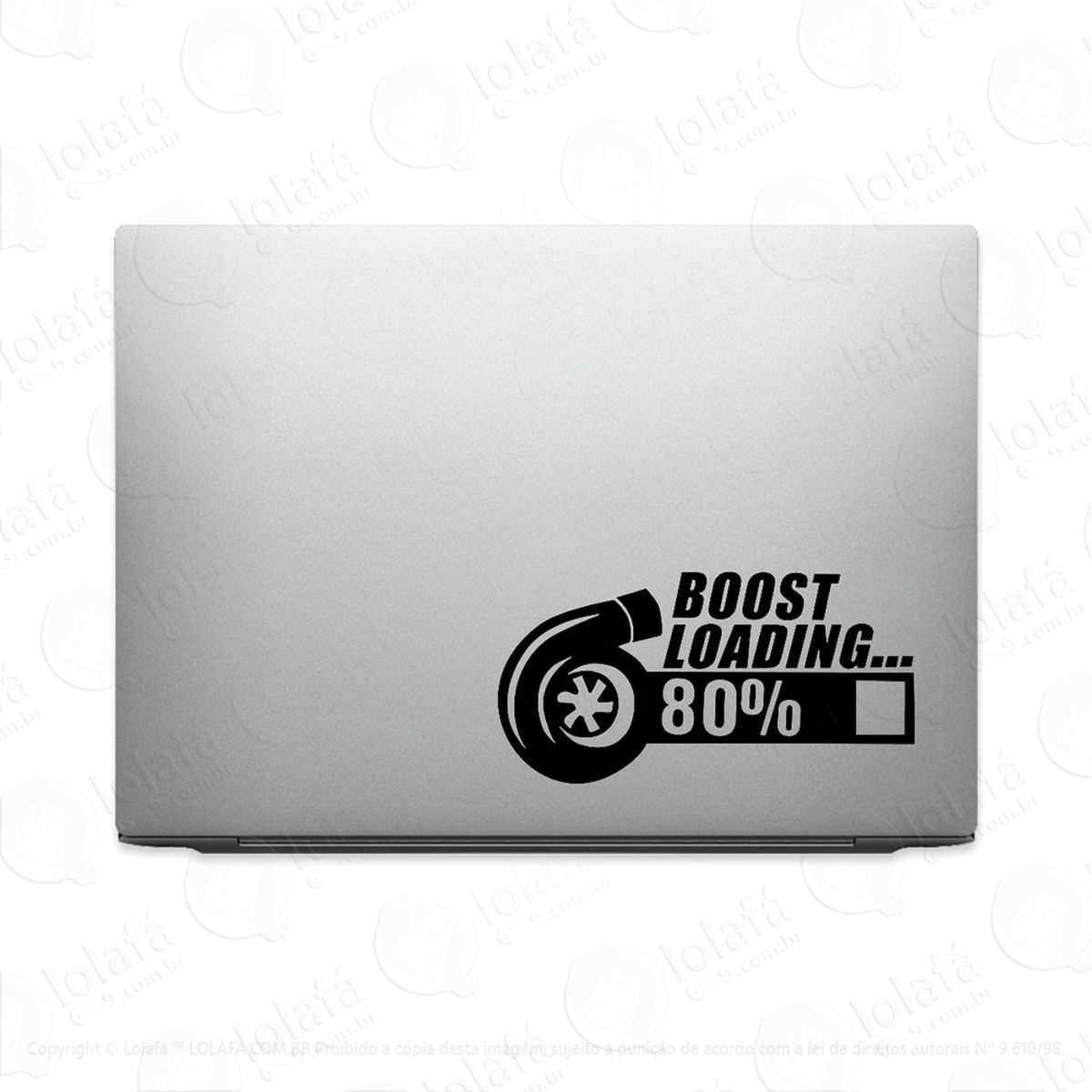 Adesivo Para Notebook Turbina Carregando Mod:2821