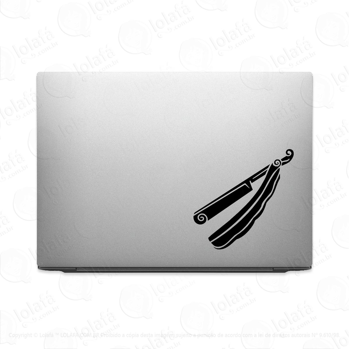 Adesivo Para Notebook Navalha Aberta Mod:2829