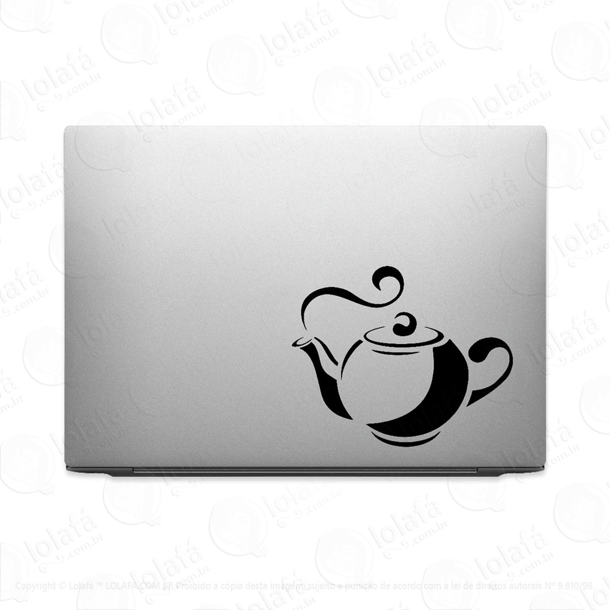 Adesivo Para Notebook Bule De Chá Mod:2844