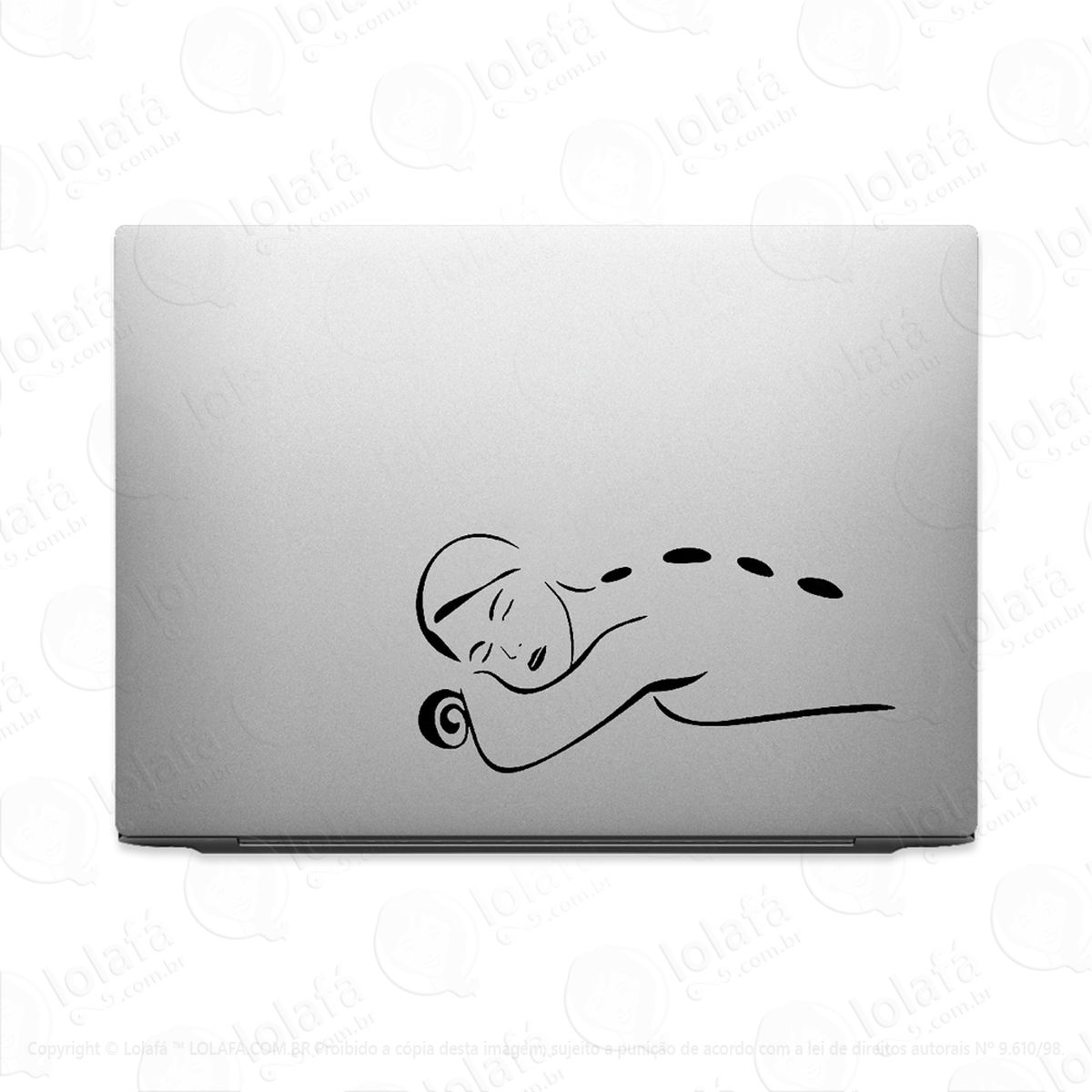 Adesivo Para Notebook Spa Mulher Estética Mod:2845