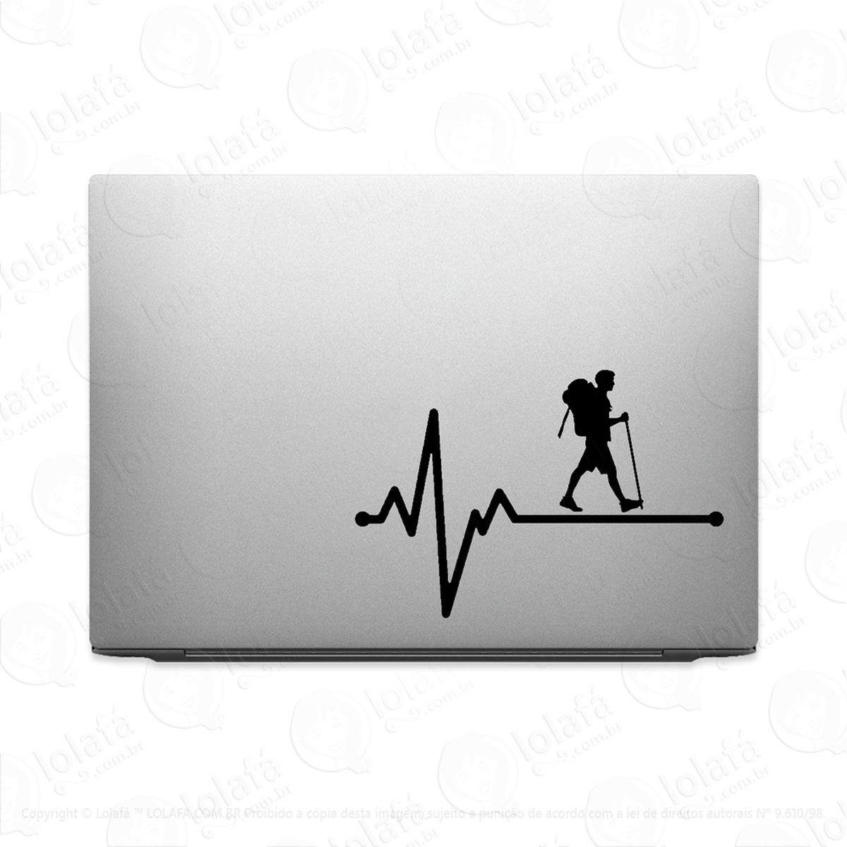 Adesivo Para Notebook Viagem Mochileiros Na Veia Mod:2848