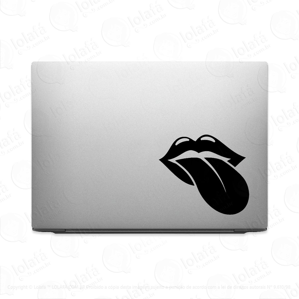 Adesivo Para Notebook Boca Mostrando A Língua Mod:2863