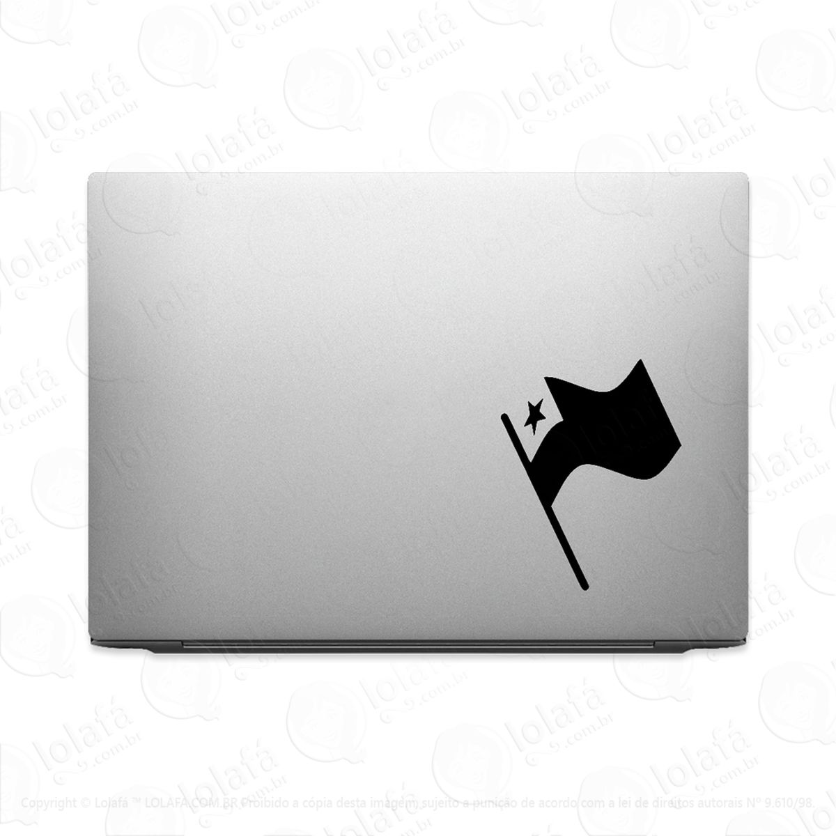 Adesivo Para Notebook Língua Esperanto Bandeira Mod:2865