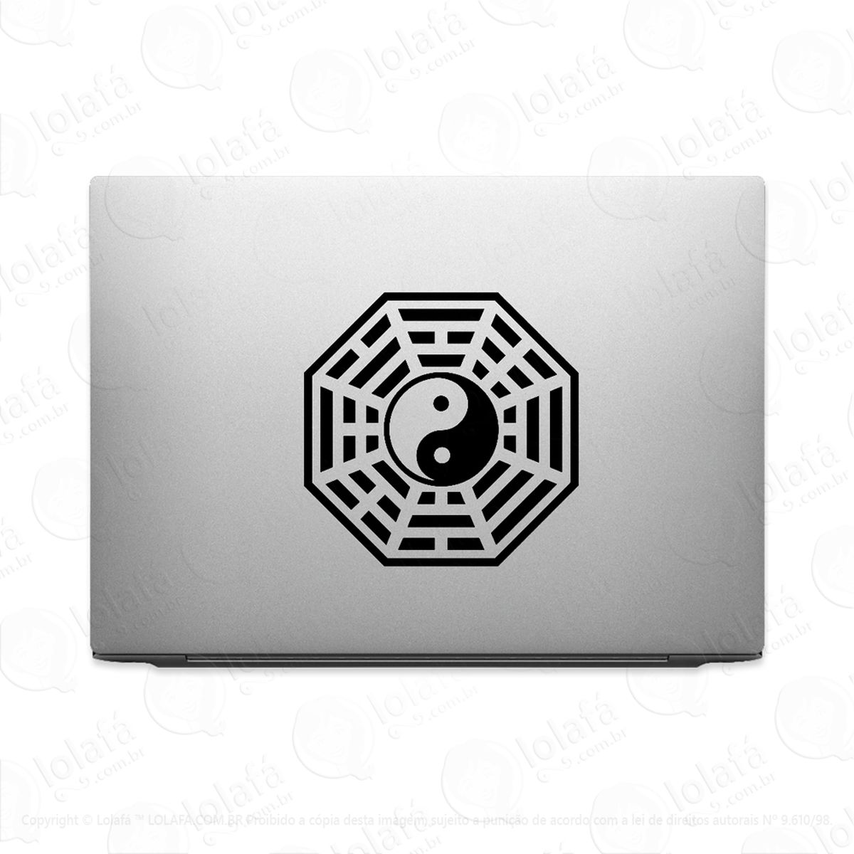 Adesivo Para Notebook Baguá Feng Shui Mod:2867