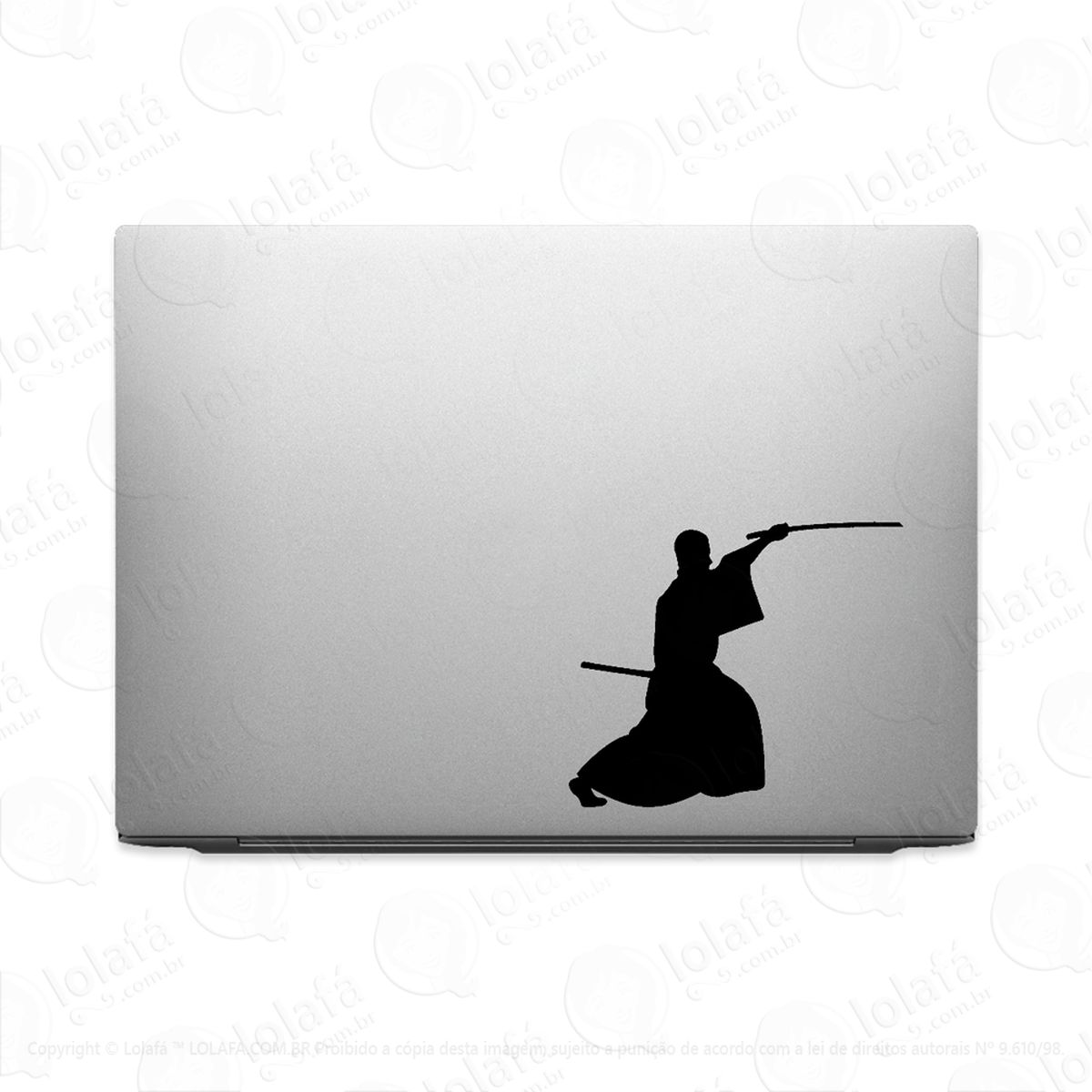 Adesivo Para Notebook Kendo Kenjutsu Atleta Mod:2868