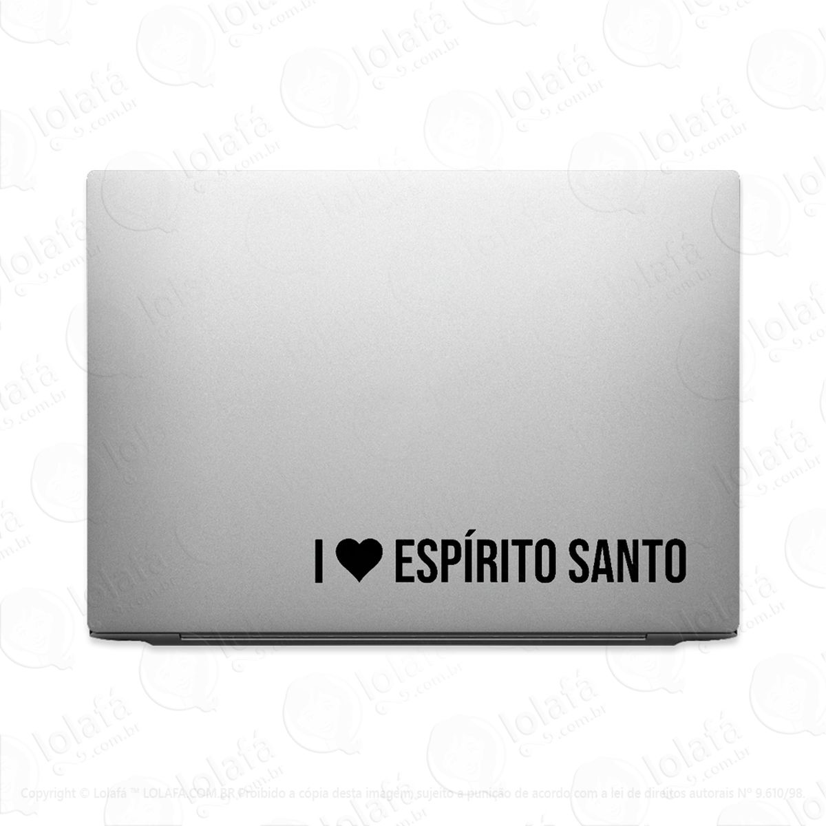 Adesivo Para Notebook Eu Amo Espírito Santo - I Love Es Mod:2910