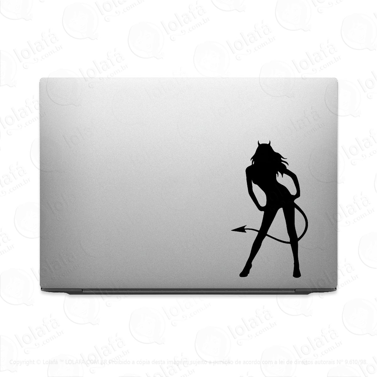 Adesivo Para Notebook Diaba She Devil Dançando Mod:2973
