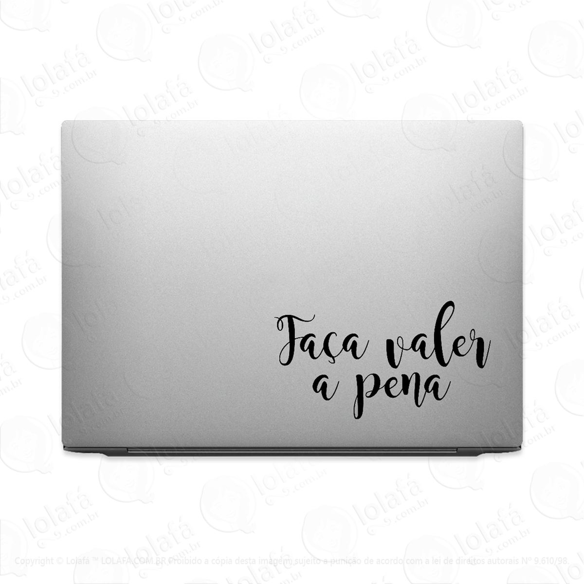 Adesivo Para Notebook Faça Valer A Pena Mod:2989