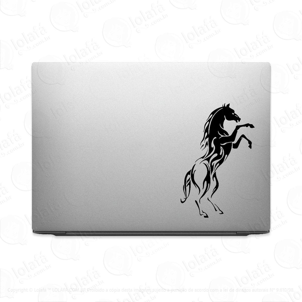 adesivo para notebook cavalo tribal mod:3006
