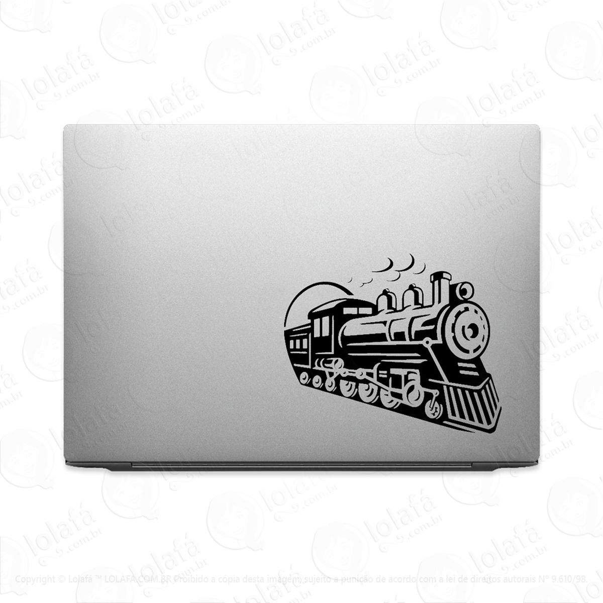Adesivo Para Notebook Trem A Vapor Mod:3052