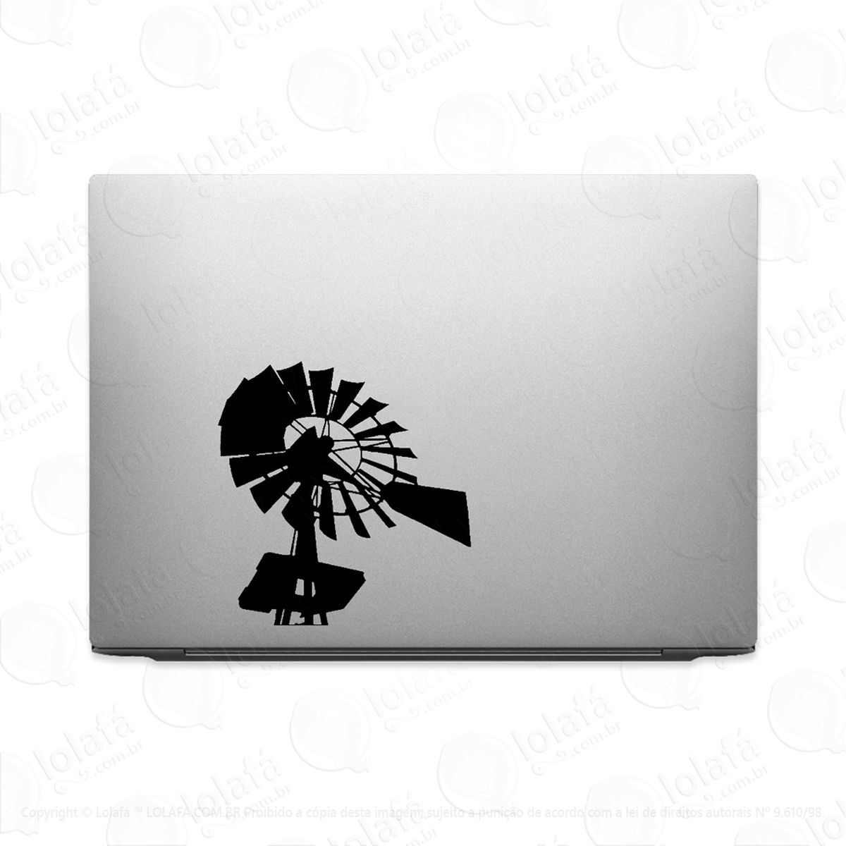 Adesivo Para Notebook Moinho De Vento Mod:3068