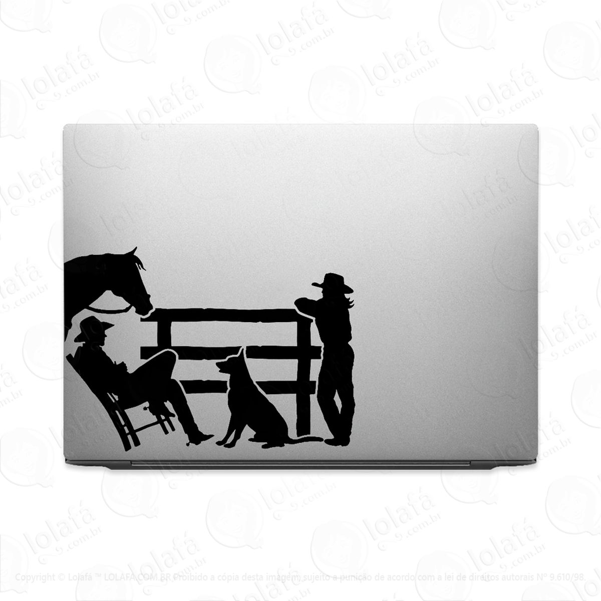 Adesivo Para Notebook Vida De Cowboy Mod:3094